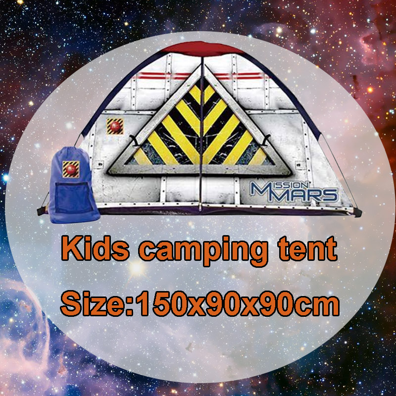 Spaceship Design Kids Camping Series Include Campint Tent Sleep Bag