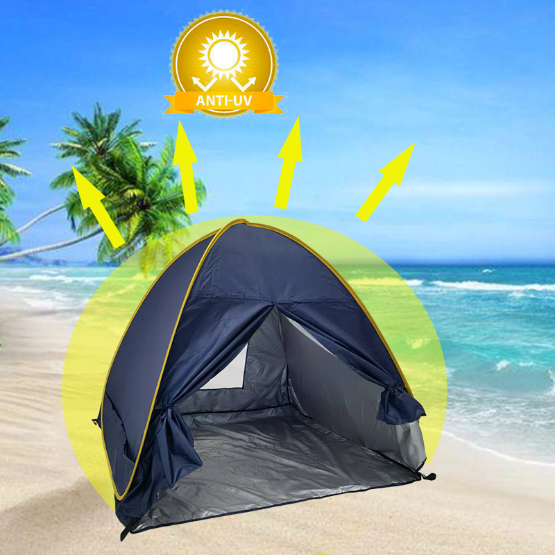 2022 Anti Ultraviolet outdoor popup beach tent Camping Tents Hiking